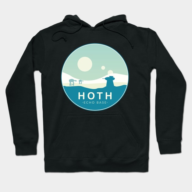 Hoth Echo Base Hoodie by Space Club